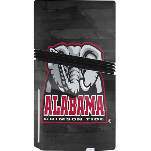 University of Alabama Basketball Wood PS5 Pro Disk Console Skin