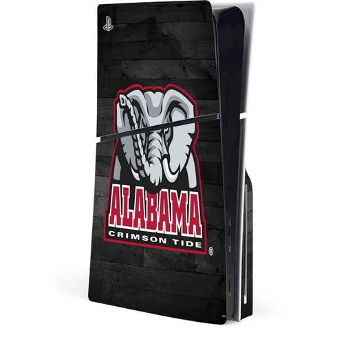 University of Alabama Basketball Wood PlayStation PS5 Skins