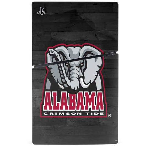University of Alabama Basketball Wood PS5 Slim Digital Edition Console Skin