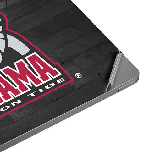 University of Alabama Basketball Wood Laptop Skins