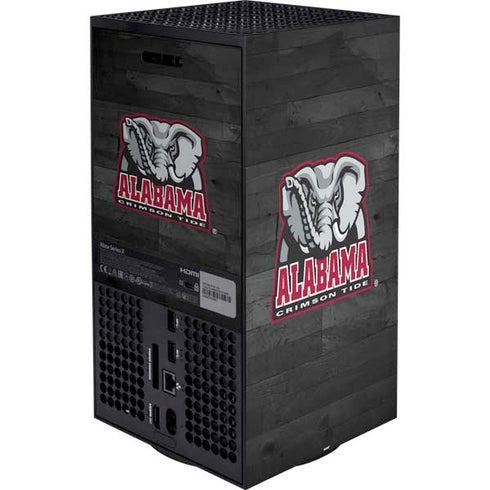 University of Alabama Basketball Wood Xbox Series X Bundle Skin