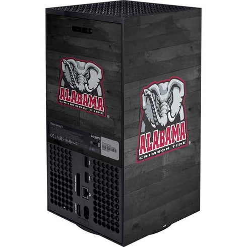 University of Alabama Basketball Wood XBox Series X Digital Edition Bundle Skin