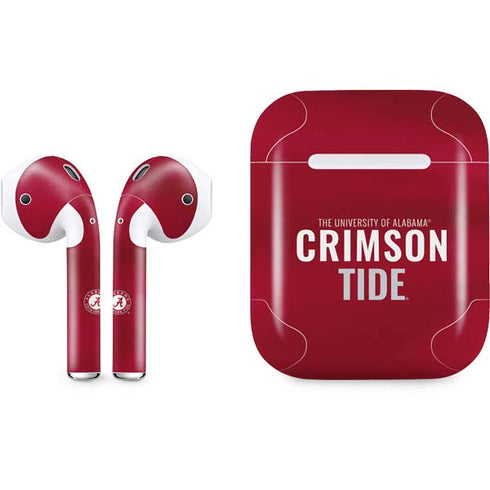 University of Alabama Crimson Pride Apple AirPods Skin