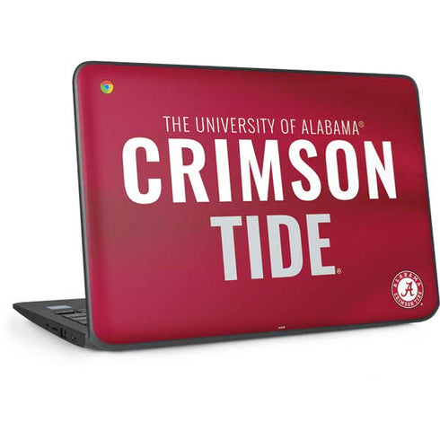 University of Alabama Crimson Pride HP Chromebook Skin