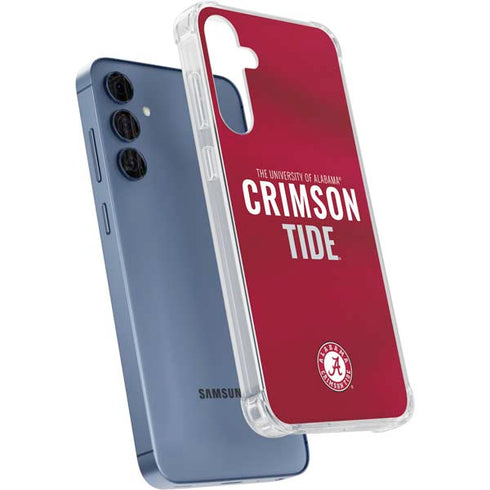 University of Alabama Crimson Pride Galaxy A55 5G Clear Case