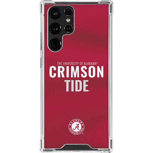University of Alabama Crimson Pride Galaxy S23 Ultra Clear Case