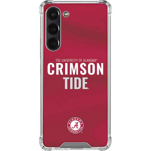 University of Alabama Crimson Pride Galaxy S24 FE Clear Case