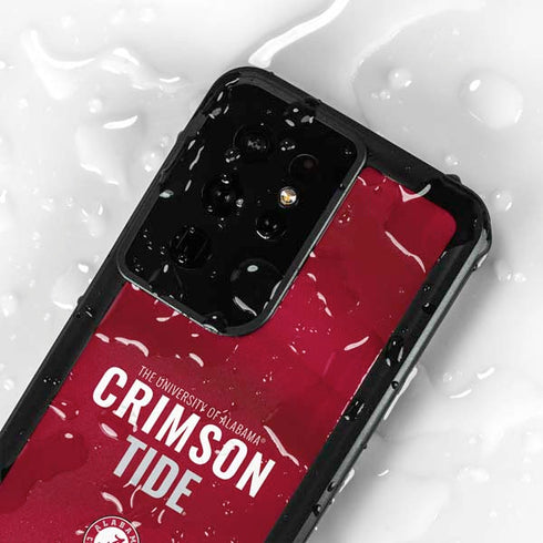 University of Alabama Crimson Pride Galaxy S24 Ultra Waterproof Case