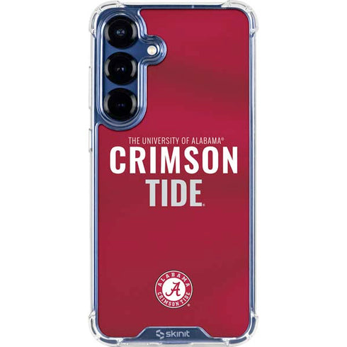 University of Alabama Crimson Pride Galaxy S25 Clear Case