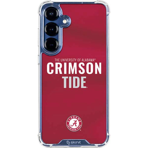 University of Alabama Crimson Pride Galaxy S25 Plus Clear Case