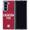 University of Alabama Crimson Pride Galaxy Z Fold5 5G Clear Case