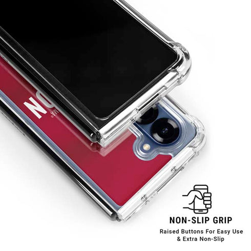 University of Alabama Crimson Pride Galaxy Z Fold6 Clear Case