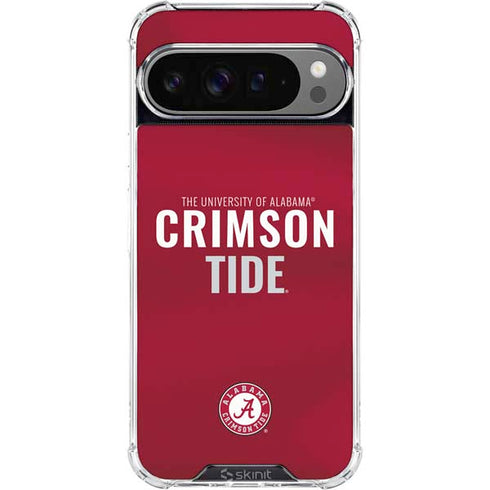 University of Alabama Crimson Pride Google Pixel 10 Pro XL Clear Case