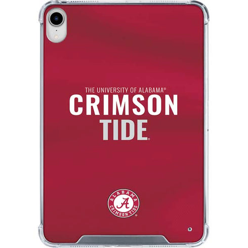 University of Alabama Crimson Pride iPad 11th Gen (2025) Clear Case