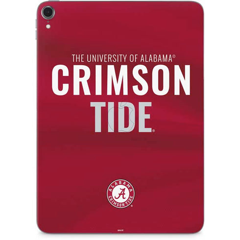 University of Alabama Crimson Pride Apple iPad Pro Skin