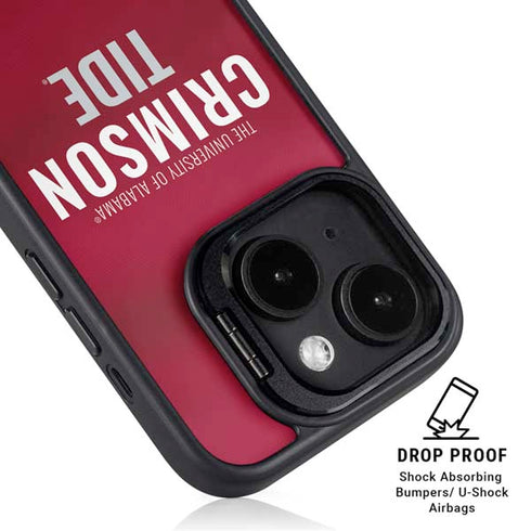 University of Alabama Crimson Pride iPhone 14 Plus Kickstand Case