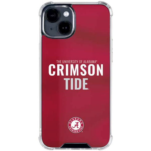 University of Alabama Crimson Pride iPhone 15 Clear Case