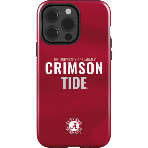University of Alabama Crimson Pride iPhone 15 Pro Impact Case