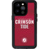 University of Alabama Crimson Pride iPhone 15 Pro Waterproof Case