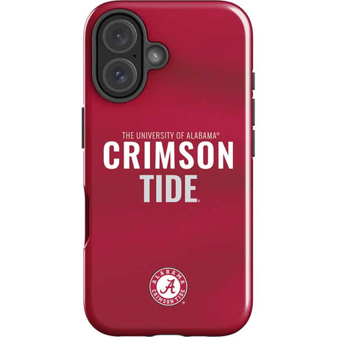 University of Alabama Crimson Pride iPhone 16 Impact Case
