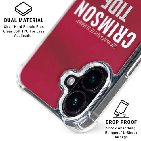 University of Alabama Crimson Pride iPhone 16 MagSafe Case