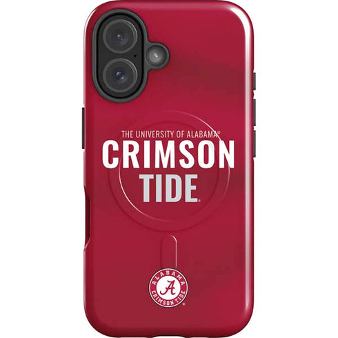 University of Alabama Crimson Pride iPhone 16 Magsafe Impact Case