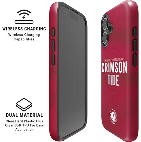 University of Alabama Crimson Pride iPhone 16 Magsafe Impact Case