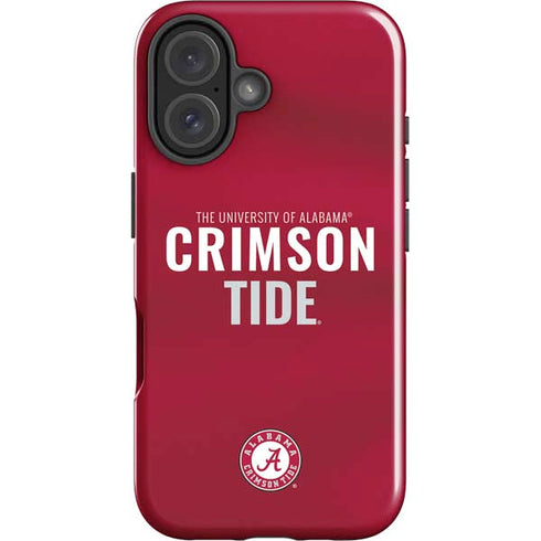 University of Alabama Crimson Pride iPhone 16 Plus Impact Case