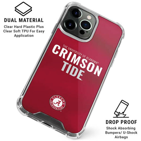 University of Alabama Crimson Pride iPhone 16 Pro Max Clear Case