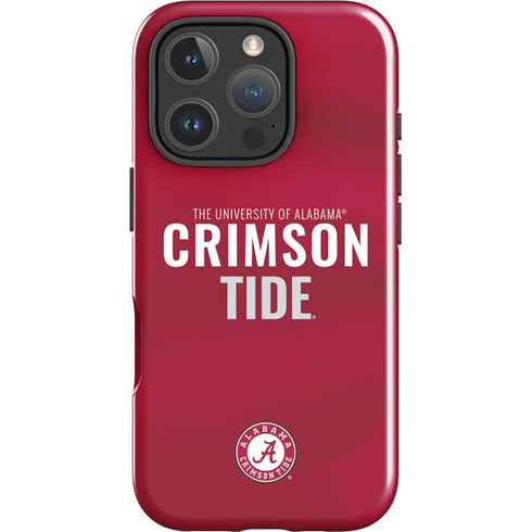 University of Alabama Crimson Pride iPhone 16 Pro Max Impact Case