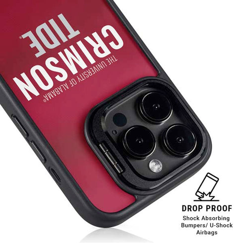 University of Alabama Crimson Pride iPhone 16 Pro Max Kickstand Case