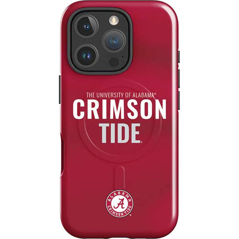 University of Alabama Crimson Pride iPhone 16 Pro Max Magsafe Impact Case