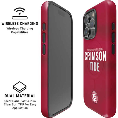 University of Alabama Crimson Pride iPhone 16 Pro Max Magsafe Impact Case