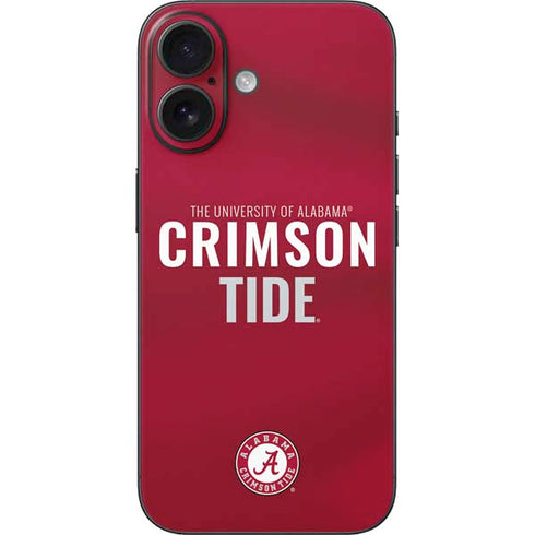 University of Alabama Crimson Pride iPhone 16 Skin