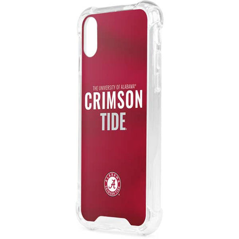 University of Alabama Crimson Pride iPhone XS Clear Case