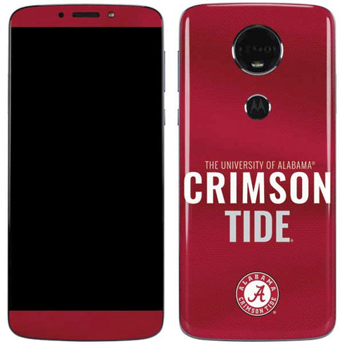 University of Alabama Crimson Pride Moto E5 Plus Skin