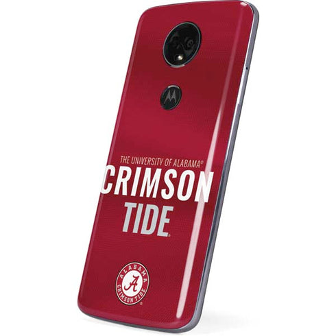 University of Alabama Crimson Pride Moto E5 Plus Skin