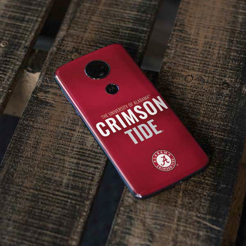 University of Alabama Crimson Pride Moto E5 Plus Skin