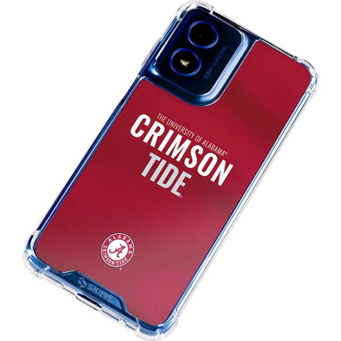 University of Alabama Crimson Pride Moto G 5G (2024) Clear Case