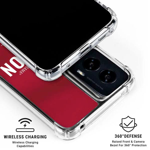 University of Alabama Crimson Pride Moto G Power 5G (2024) Clear Case