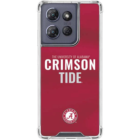 University of Alabama Crimson Pride Moto G Power 5G (2025) Clear Case