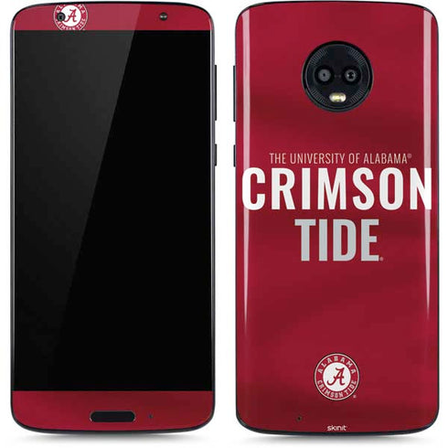University of Alabama Crimson Pride Moto G6 Skin