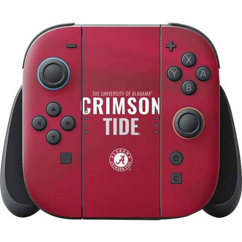 University of Alabama Crimson Pride Nintendo Switch 2 (2025) Joy-Con Controller Skin
