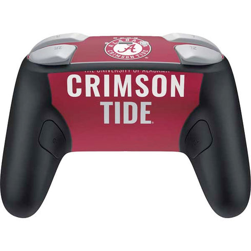 University of Alabama Crimson Pride Nintendo Switch 2 (2025) Pro Controller Skin
