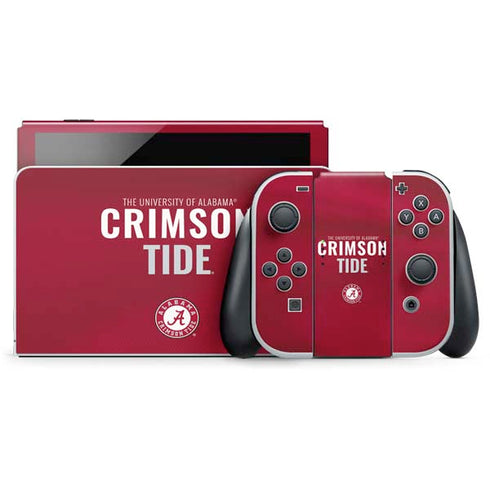University of Alabama Crimson Pride Nintendo Skins
