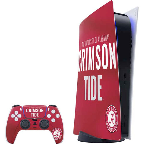 University of Alabama Crimson Pride PlayStation PS5 Skins