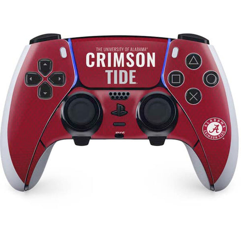 University of Alabama Crimson Pride PS5 DualSense Edge Pro Controller Skin
