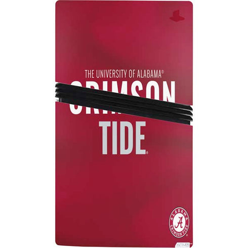 University of Alabama Crimson Pride PS5 Pro Console Skin