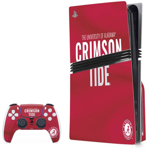 University of Alabama Crimson Pride PlayStation PS5 Skins