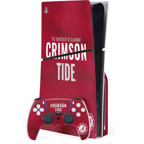 University of Alabama Crimson Pride PlayStation PS5 Skins